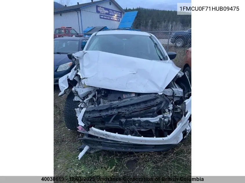1FMCU0F71HUB09475 2017 Ford Escape S