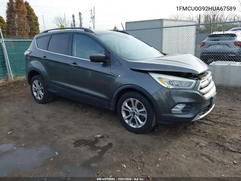 1FMCU0G92HUA67589 2017 Ford Escape Se