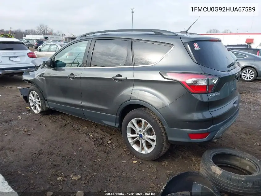 1FMCU0G92HUA67589 2017 Ford Escape Se