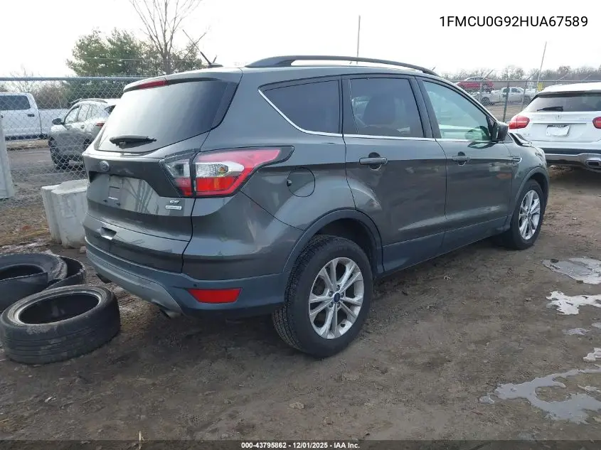 1FMCU0G92HUA67589 2017 Ford Escape Se