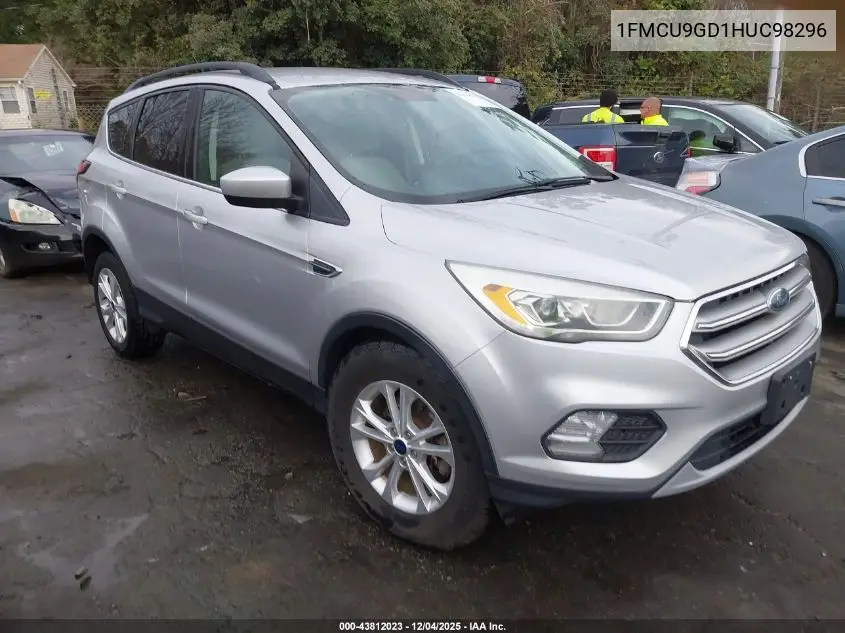 1FMCU9GD1HUC98296 2017 Ford Escape Se