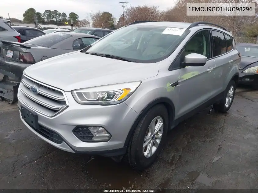 1FMCU9GD1HUC98296 2017 Ford Escape Se