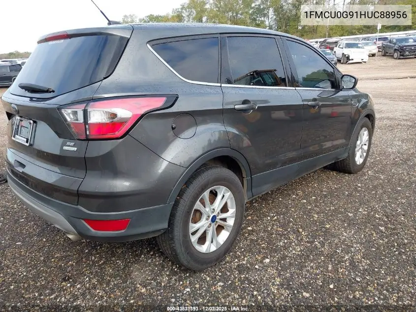 1FMCU0G91HUC88956 2017 Ford Escape Se