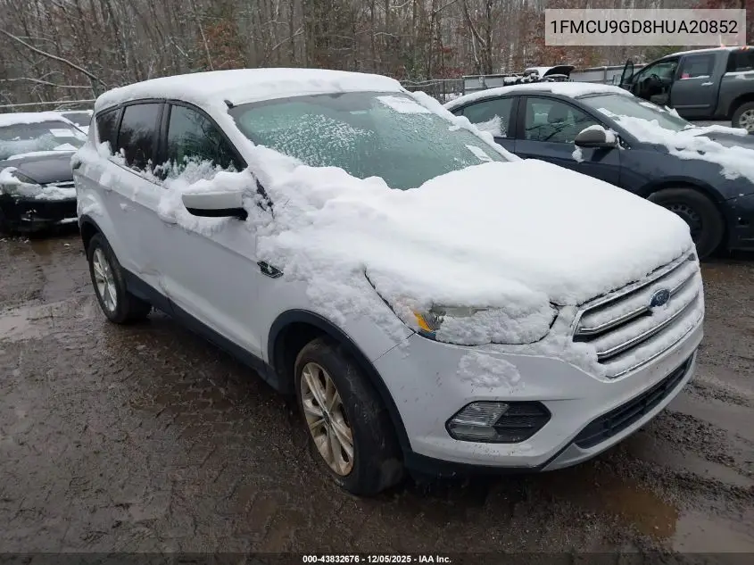 1FMCU9GD8HUA20852 2017 Ford Escape Se