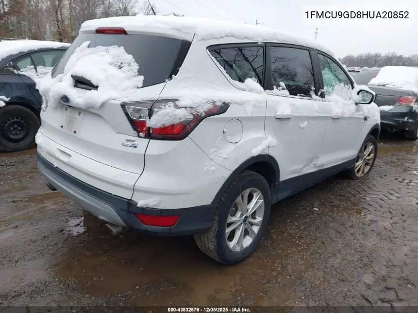 1FMCU9GD8HUA20852 2017 Ford Escape Se