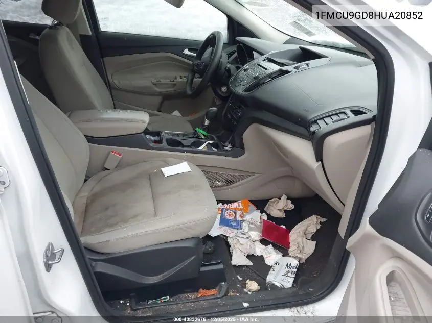 1FMCU9GD8HUA20852 2017 Ford Escape Se