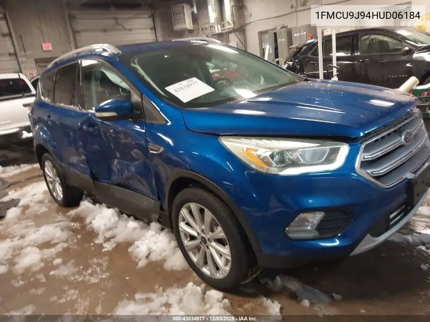 1FMCU9J94HUD06184 2017 Ford Escape Titanium