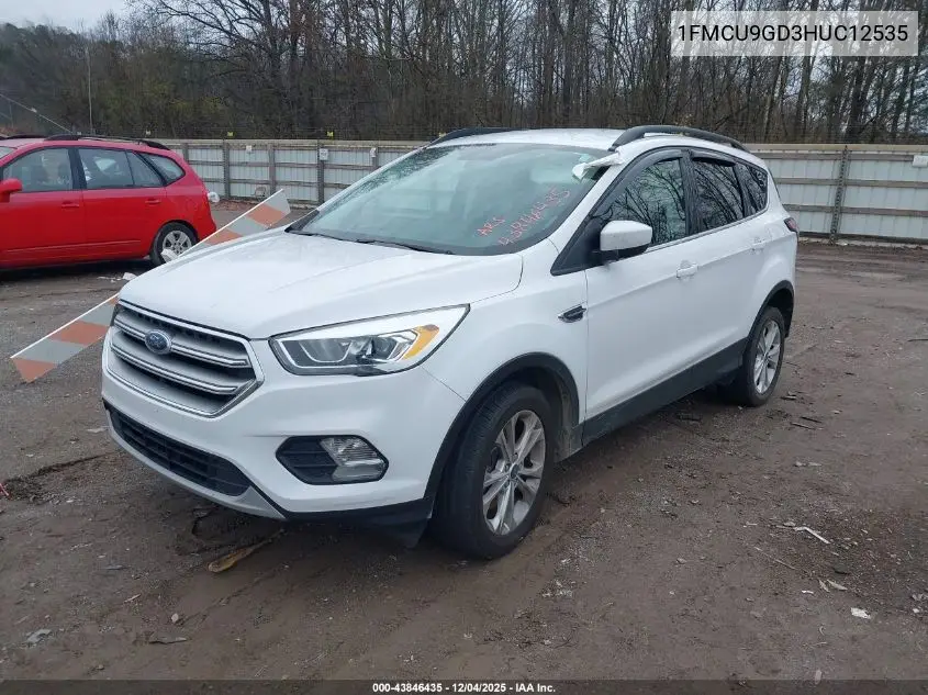1FMCU9GD3HUC12535 2017 Ford Escape Se