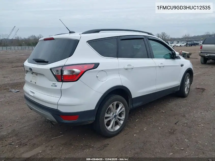 1FMCU9GD3HUC12535 2017 Ford Escape Se