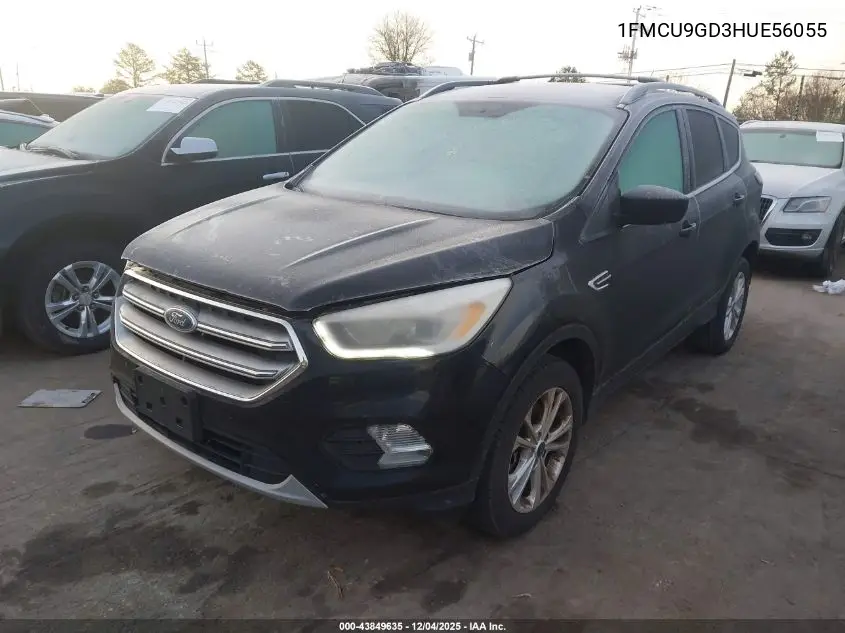 1FMCU9GD3HUE56055 2017 Ford Escape Se