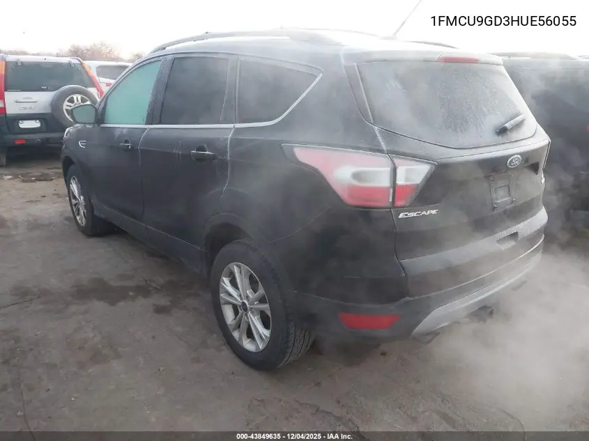 1FMCU9GD3HUE56055 2017 Ford Escape Se