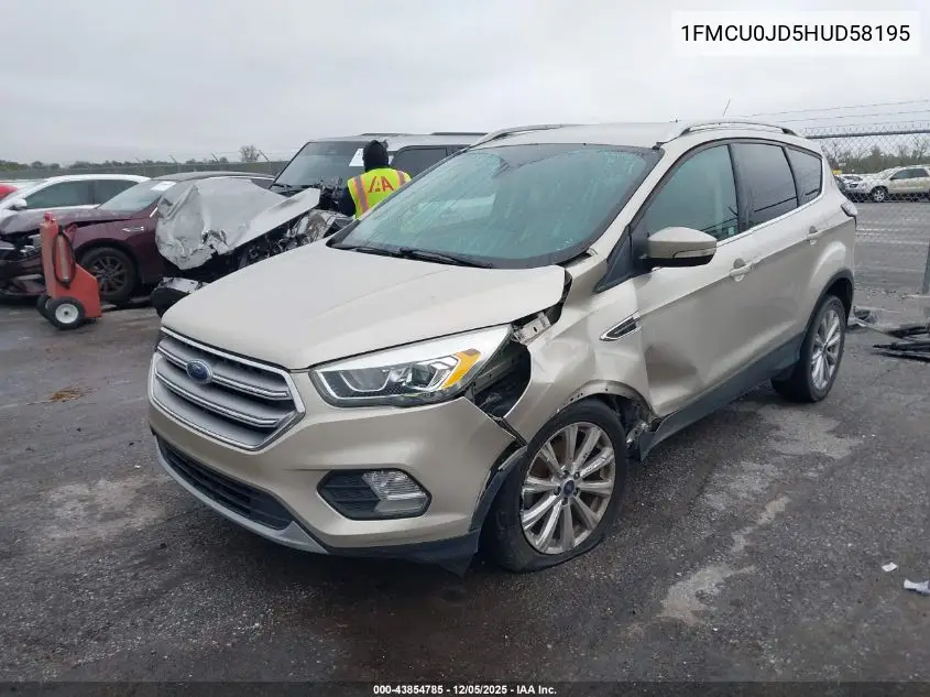 1FMCU0JD5HUD58195 2017 Ford Escape Titanium