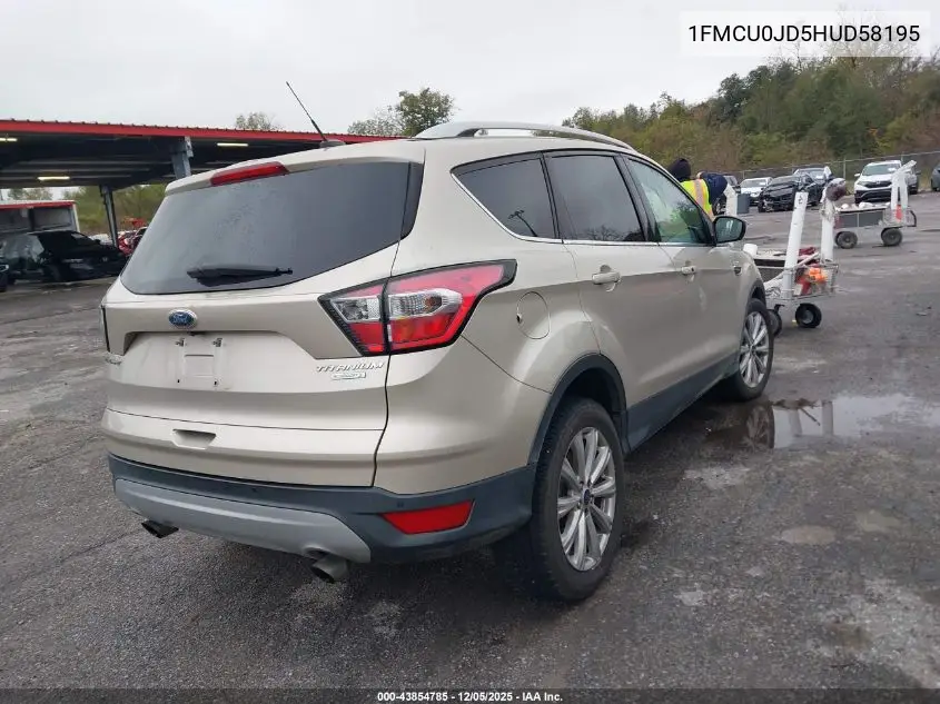1FMCU0JD5HUD58195 2017 Ford Escape Titanium
