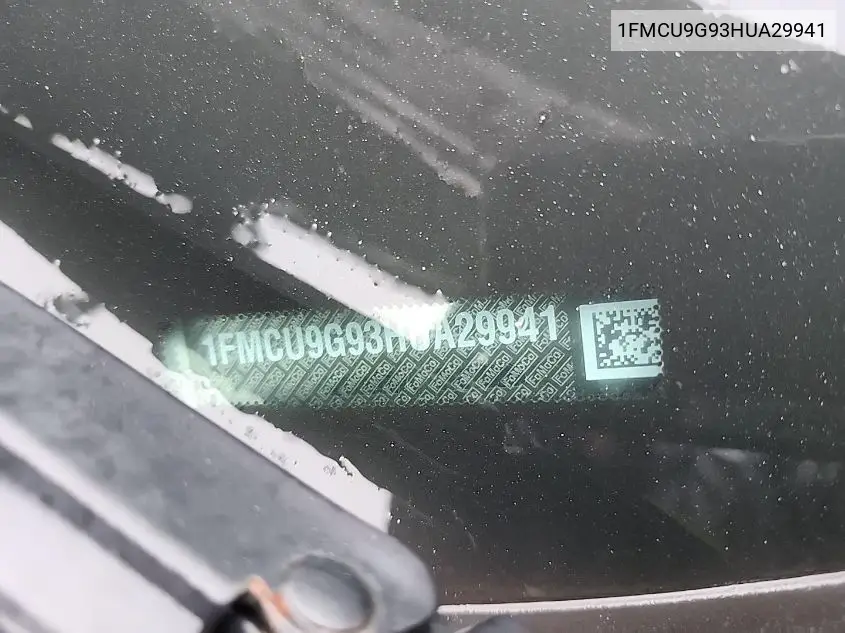 1FMCU9G93HUA29941 2017 Ford Escape Se