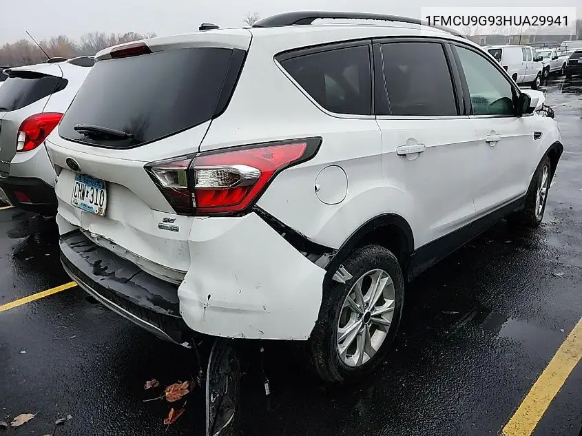 1FMCU9G93HUA29941 2017 Ford Escape Se