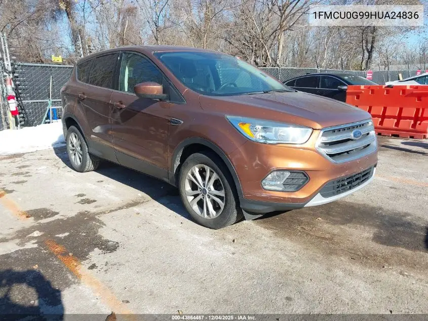 1FMCU0G99HUA24836 2017 Ford Escape Se