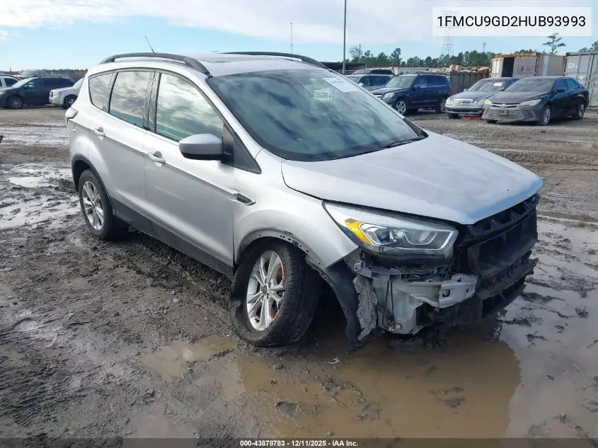 1FMCU9GD2HUB93993 2017 Ford Escape Se