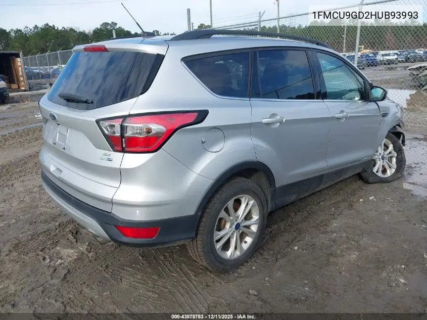 1FMCU9GD2HUB93993 2017 Ford Escape Se