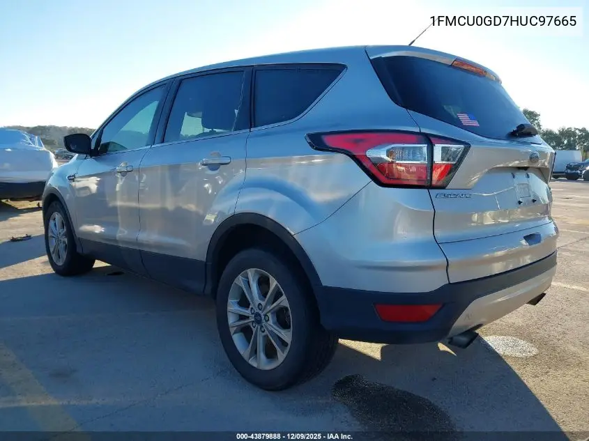 1FMCU0GD7HUC97665 2017 Ford Escape Se