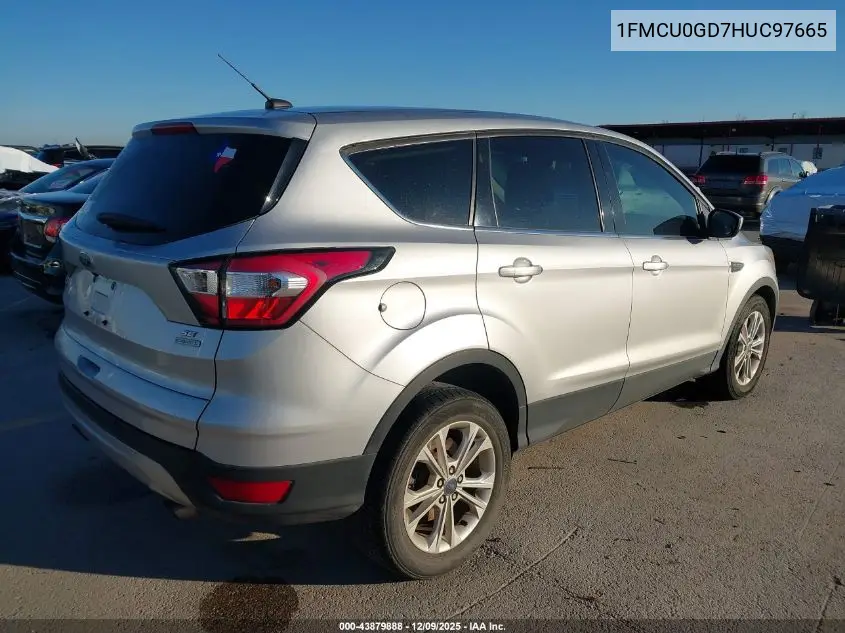 1FMCU0GD7HUC97665 2017 Ford Escape Se