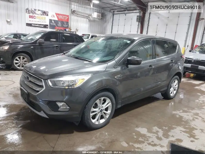 1FMCU9G90HUC89018 2017 Ford Escape Se