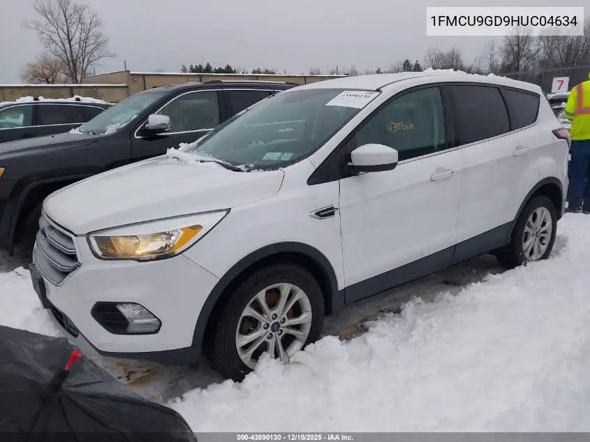 1FMCU9GD9HUC04634 2017 Ford Escape Se