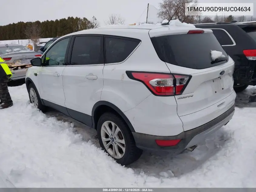 1FMCU9GD9HUC04634 2017 Ford Escape Se