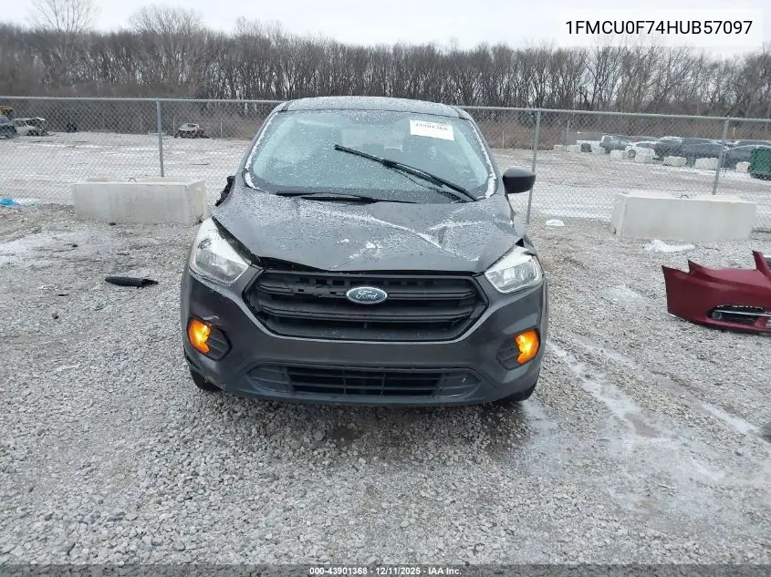 1FMCU0F74HUB57097 2017 Ford Escape S