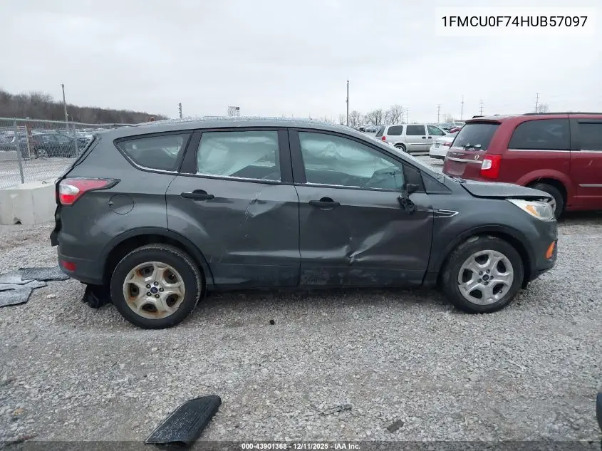 1FMCU0F74HUB57097 2017 Ford Escape S