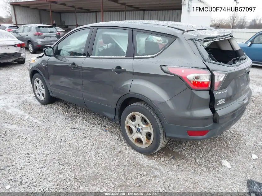1FMCU0F74HUB57097 2017 Ford Escape S