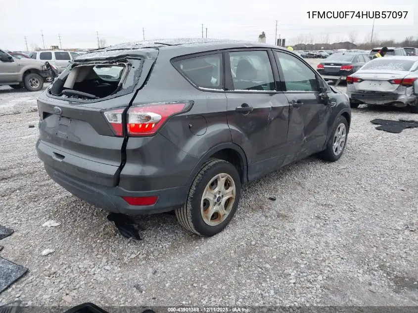 1FMCU0F74HUB57097 2017 Ford Escape S