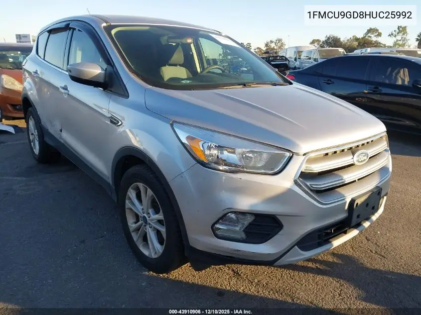 1FMCU9GD8HUC25992 2017 Ford Escape Se