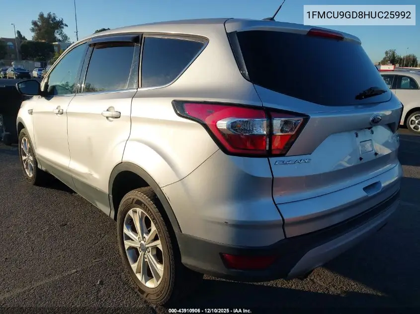 1FMCU9GD8HUC25992 2017 Ford Escape Se