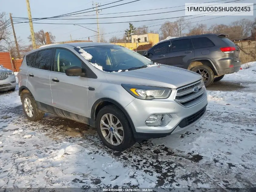 1FMCU0GD5HUD52453 2017 Ford Escape Se