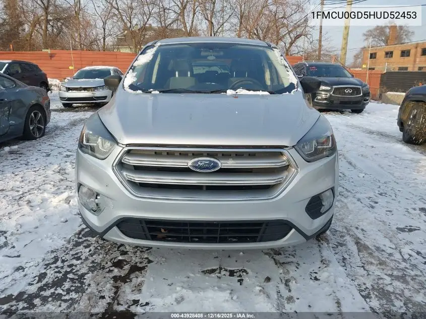 1FMCU0GD5HUD52453 2017 Ford Escape Se