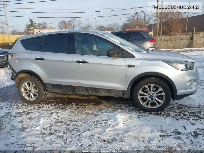 1FMCU0GD5HUD52453 2017 Ford Escape Se
