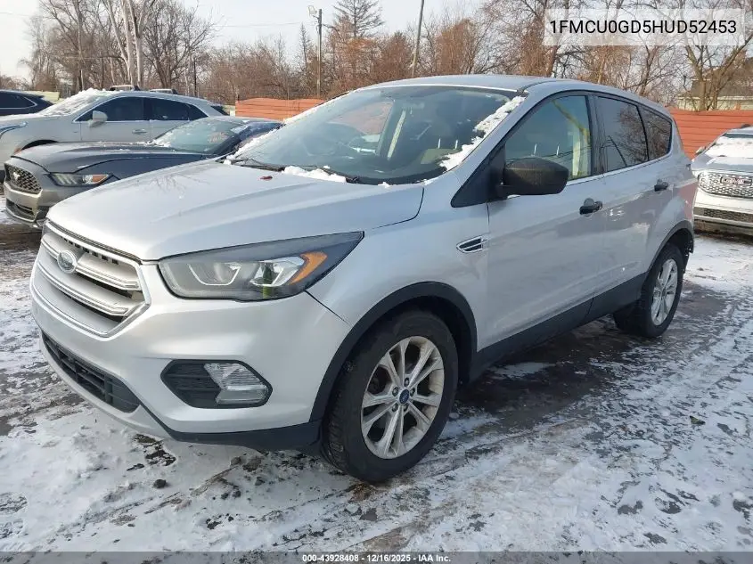 1FMCU0GD5HUD52453 2017 Ford Escape Se