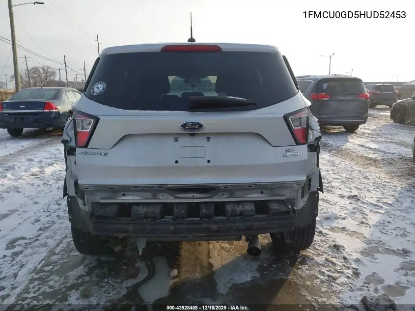 1FMCU0GD5HUD52453 2017 Ford Escape Se
