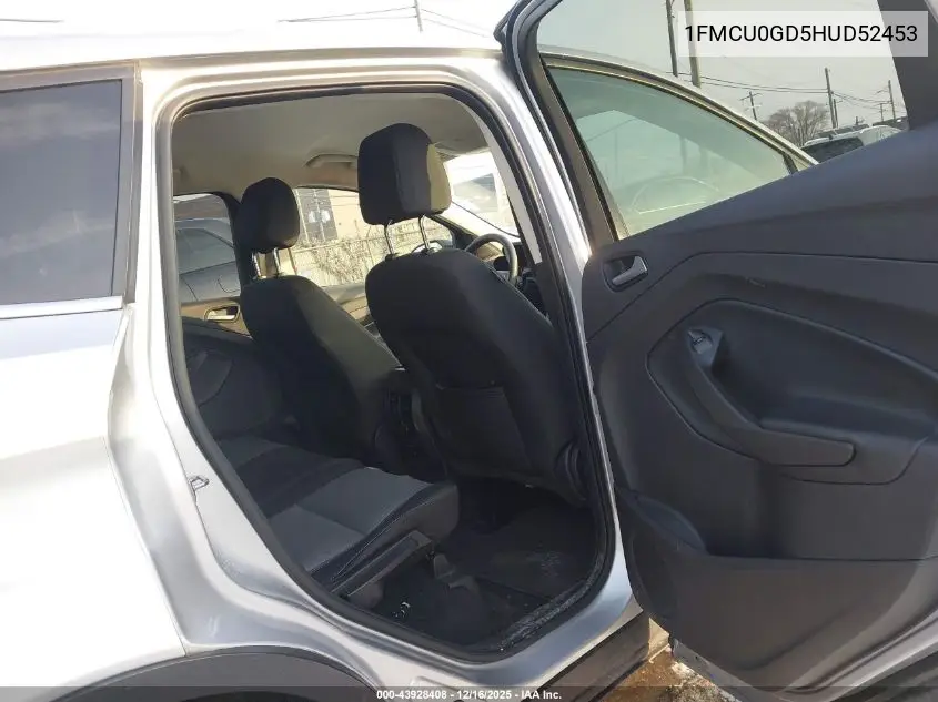 1FMCU0GD5HUD52453 2017 Ford Escape Se