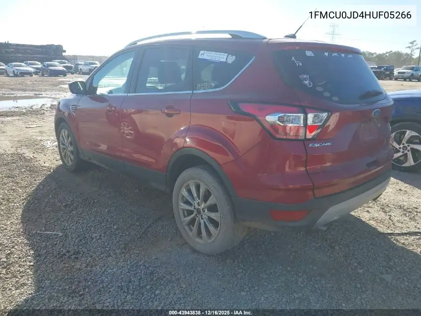 1FMCU0JD4HUF05266 2017 Ford Escape Titanium