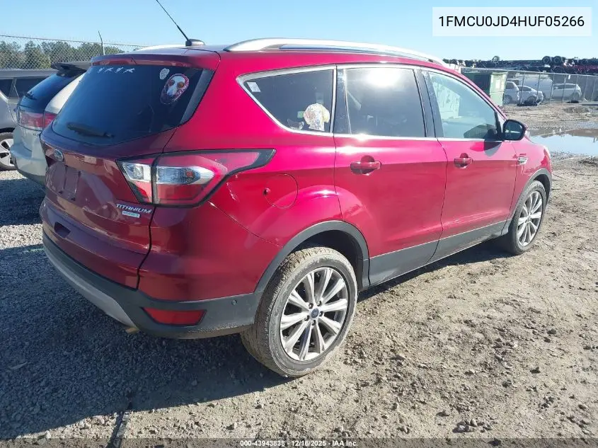 1FMCU0JD4HUF05266 2017 Ford Escape Titanium