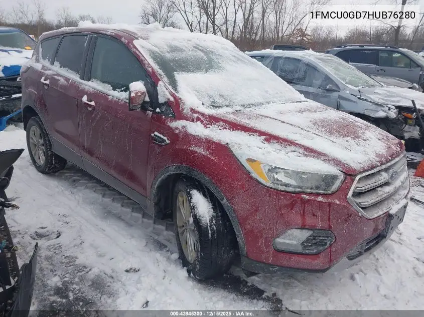 1FMCU0GD7HUB76280 2017 Ford Escape Se