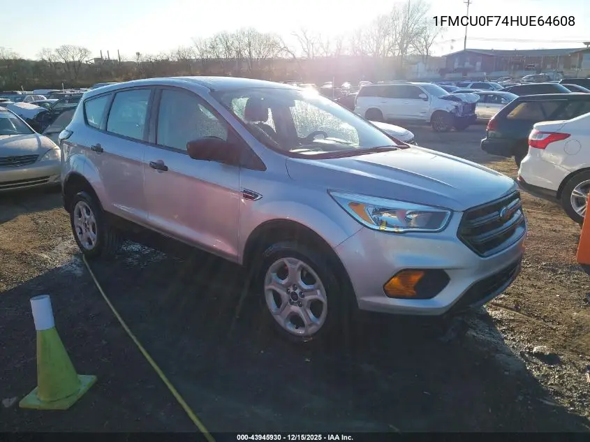 1FMCU0F74HUE64608 2017 Ford Escape S