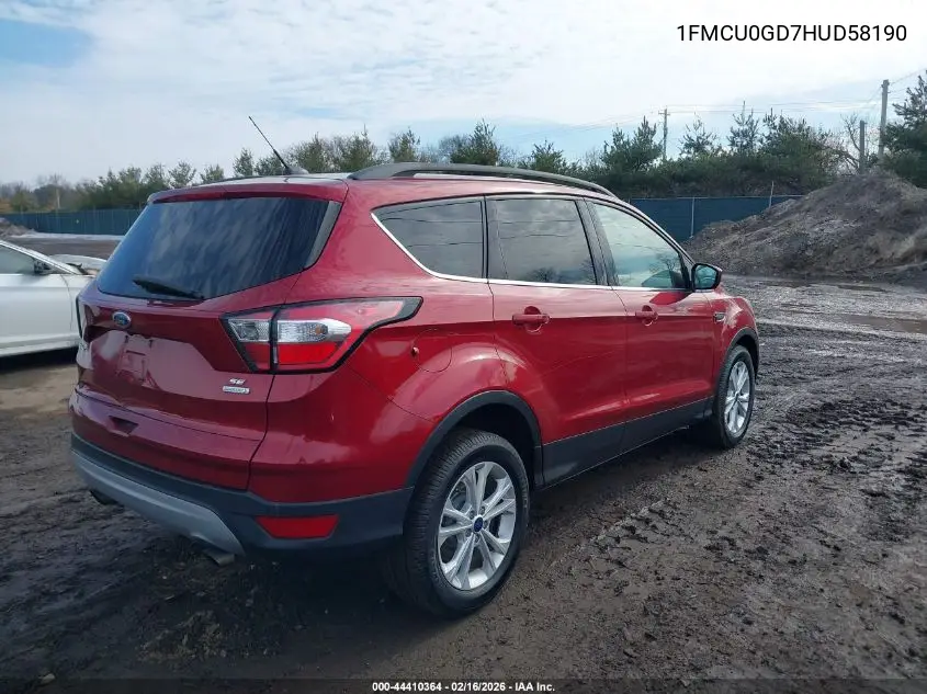 1FMCU0GD7HUD58190 2017 Ford Escape Se