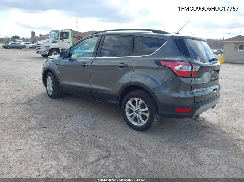 1FMCU9GD5HUC17767 2017 Ford Escape Se