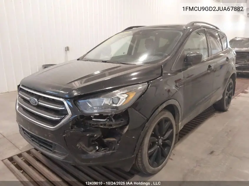 1FMCU9GD2JUA67882 2018 Ford Escape Se