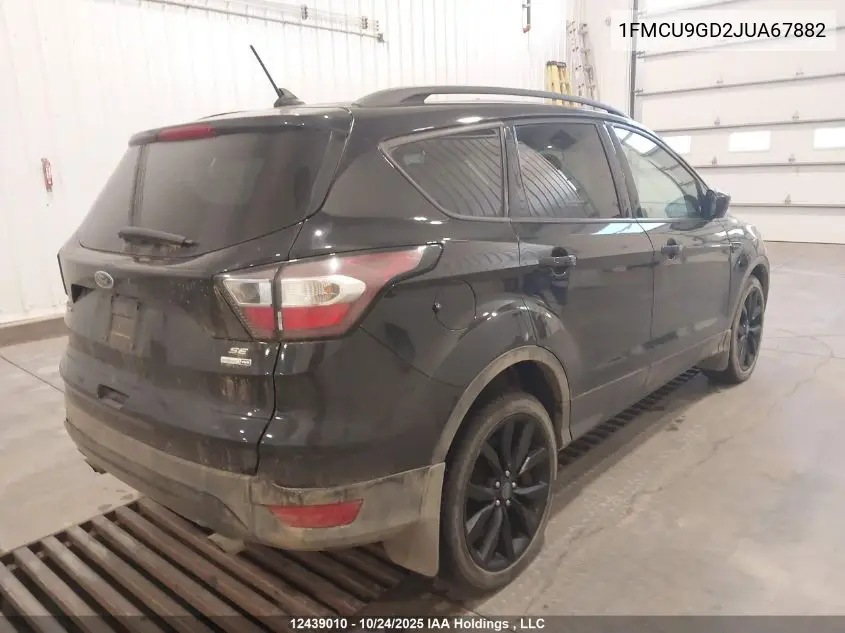 1FMCU9GD2JUA67882 2018 Ford Escape Se