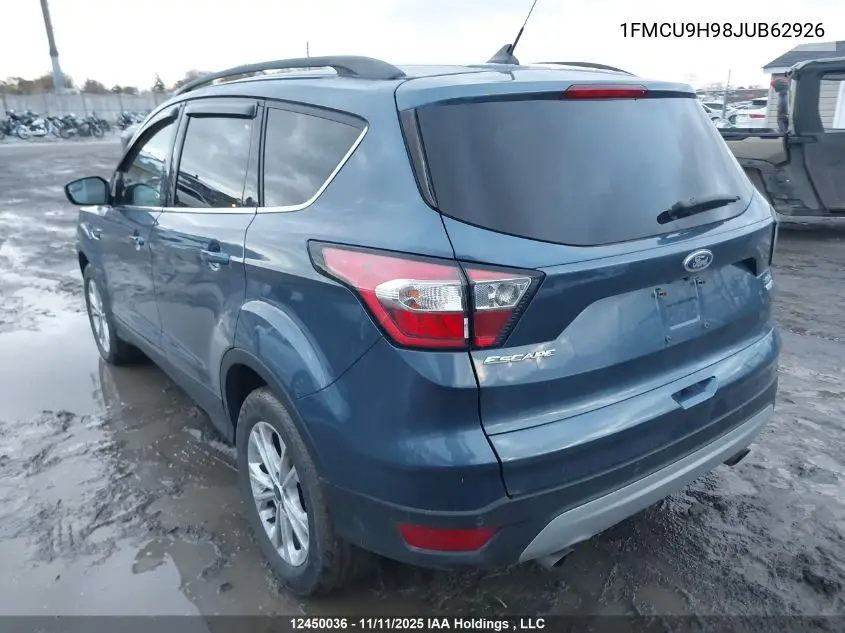 1FMCU9H98JUB62926 2018 Ford Escape Sel