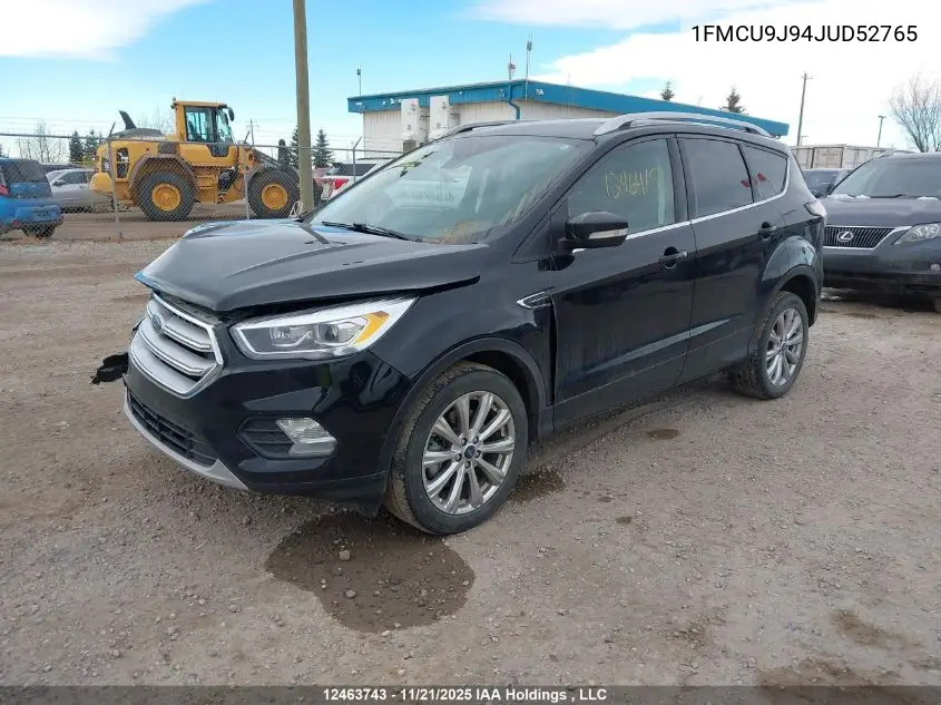 1FMCU9J94JUD52765 2018 Ford Escape Titanium