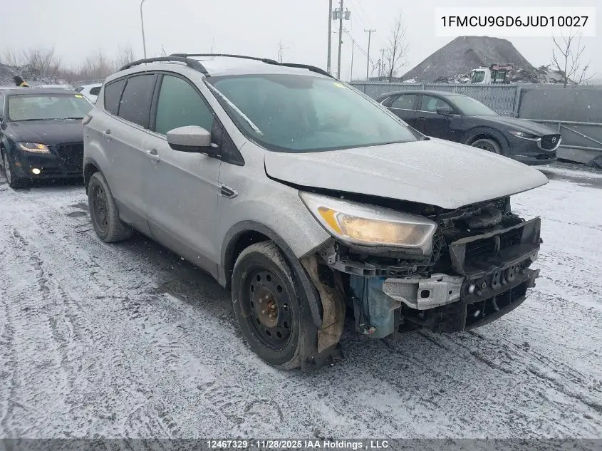 1FMCU9GD6JUD10027 2018 Ford Escape Se